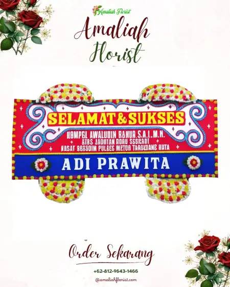 Papan Bunga Ucapan Selamat Darat